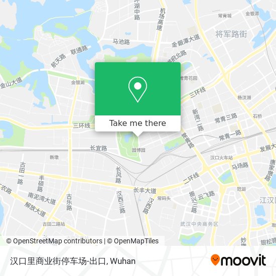 汉口里商业街停车场-出口 map