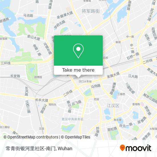 常青街银河里社区-南门 map