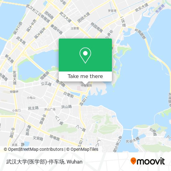 武汉大学(医学部)-停车场 map
