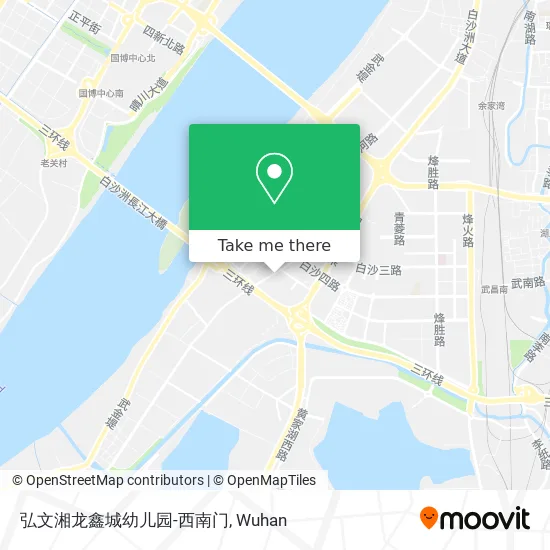 弘文湘龙鑫城幼儿园-西南门 map