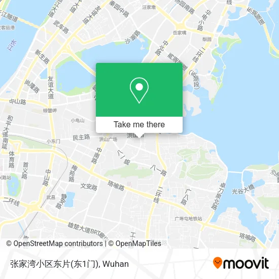 张家湾小区东片(东1门) map