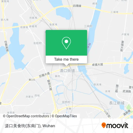 滠口美食街(东南门) map