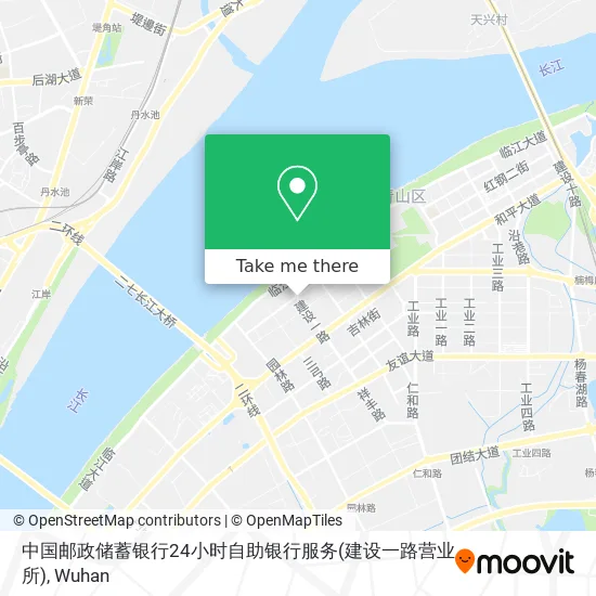 中国邮政储蓄银行24小时自助银行服务(建设一路营业所) map