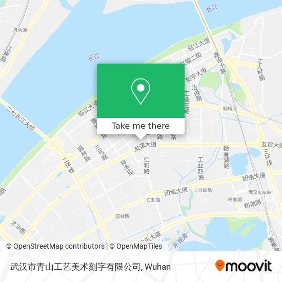 武汉市青山工艺美术刻字有限公司 map