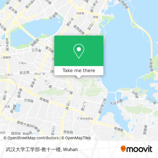 武汉大学工学部-教十一楼 map
