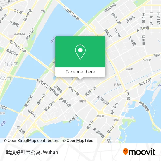 武汉好租宝公寓 map