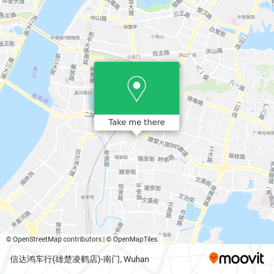 信达鸿车行(雄楚凌鹤店)-南门 map