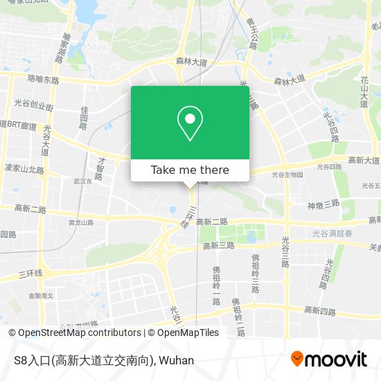 S8入口(高新大道立交南向) map