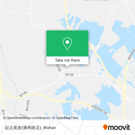 起点美发(康寿路店) map