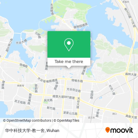 华中科技大学-教一舍 map