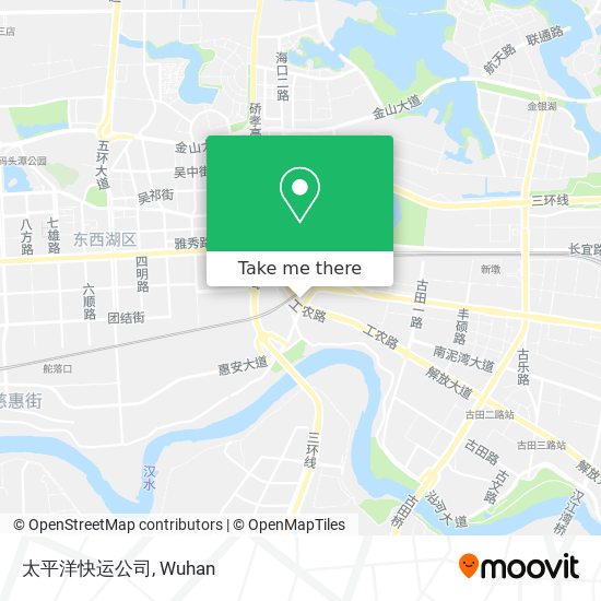 太平洋快运公司 map