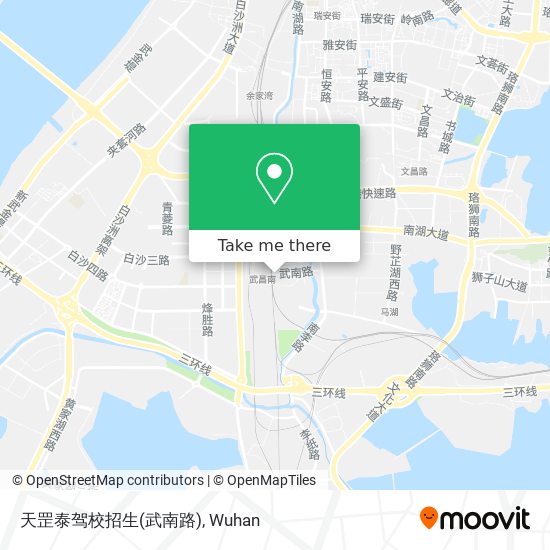 天罡泰驾校招生(武南路) map