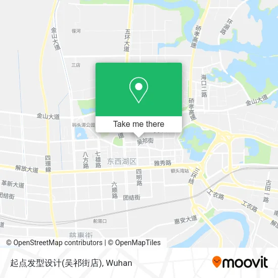 起点发型设计(吴祁街店) map
