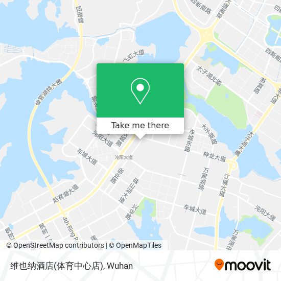 维也纳酒店(体育中心店) map
