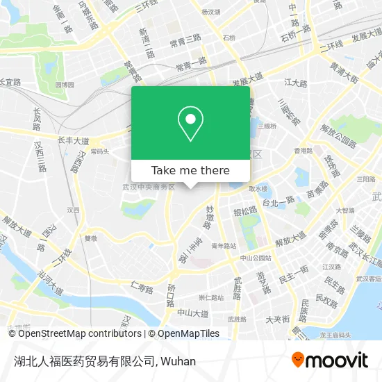 湖北人福医药贸易有限公司 map