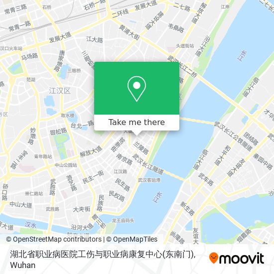湖北省职业病医院工伤与职业病康复中心(东南门) map