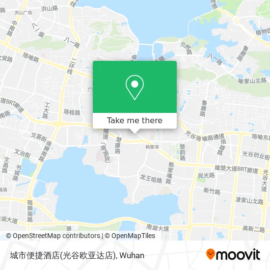 城市便捷酒店(光谷欧亚达店) map