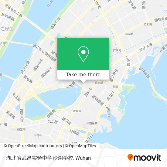 湖北省武昌实验中学沙湖学校 map