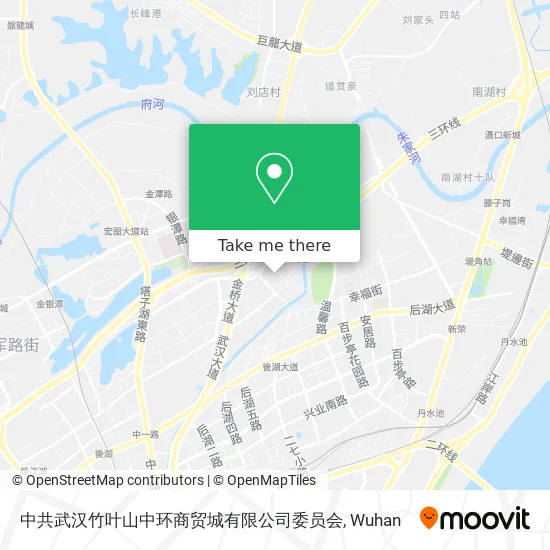 中共武汉竹叶山中环商贸城有限公司委员会 map