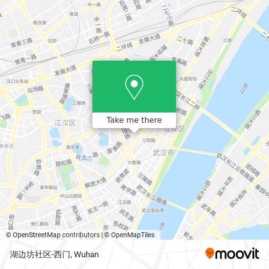 湖边坊社区-西门 map