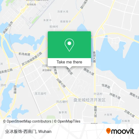 业冰服饰-西南门 map