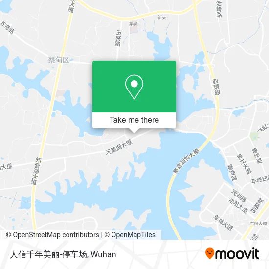 人信千年美丽-停车场 map