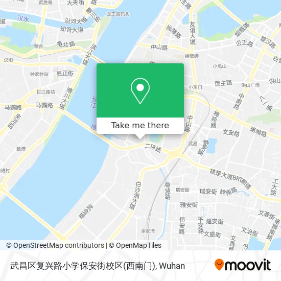 武昌区复兴路小学保安街校区(西南门) map