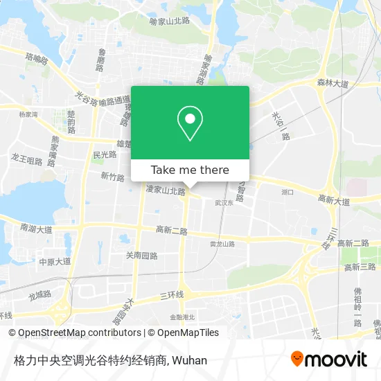 格力中央空调光谷特约经销商 map