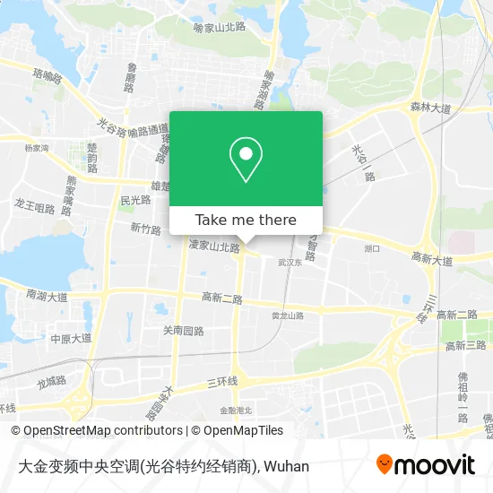 大金变频中央空调(光谷特约经销商) map
