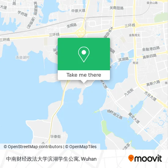 中南财经政法大学滨湖学生公寓 map