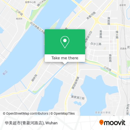 华美超市(青菱河路店) map