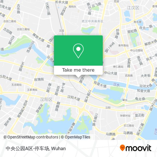 中央公园A区-停车场 map