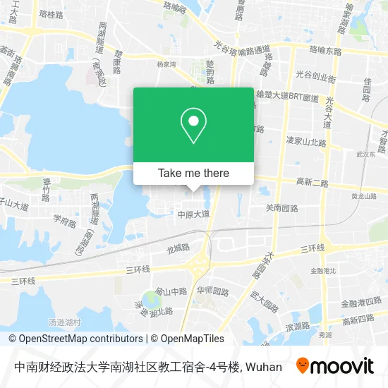 中南财经政法大学南湖社区教工宿舍-4号楼 map