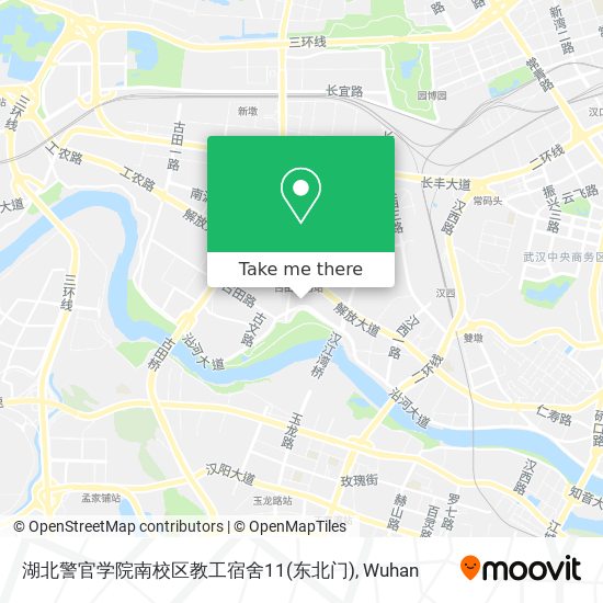 湖北警官学院南校区教工宿舍11(东北门) map
