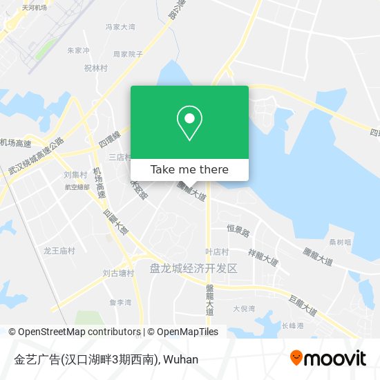 金艺广告(汉口湖畔3期西南) map