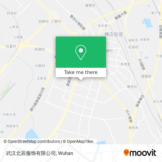武汉北辰服饰有限公司 map