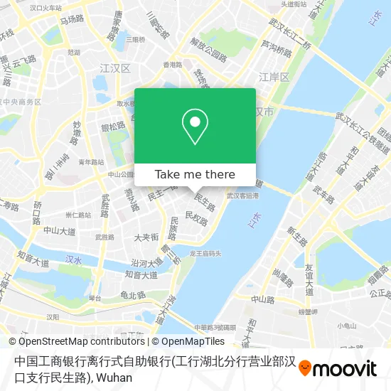 中国工商银行离行式自助银行(工行湖北分行营业部汉口支行民生路) map