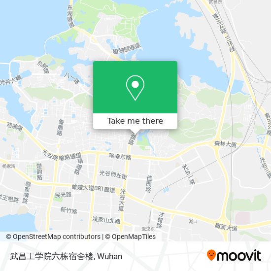 武昌工学院六栋宿舍楼 map