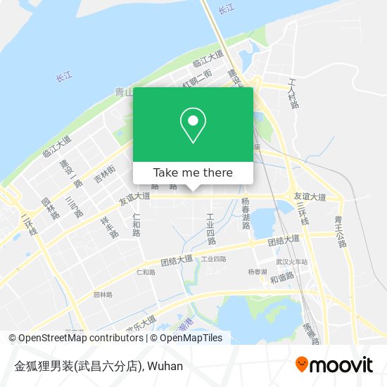 金狐狸男装(武昌六分店) map
