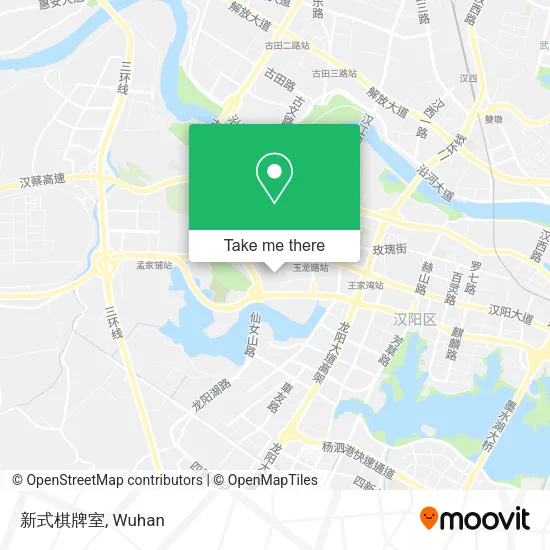 新式棋牌室 map