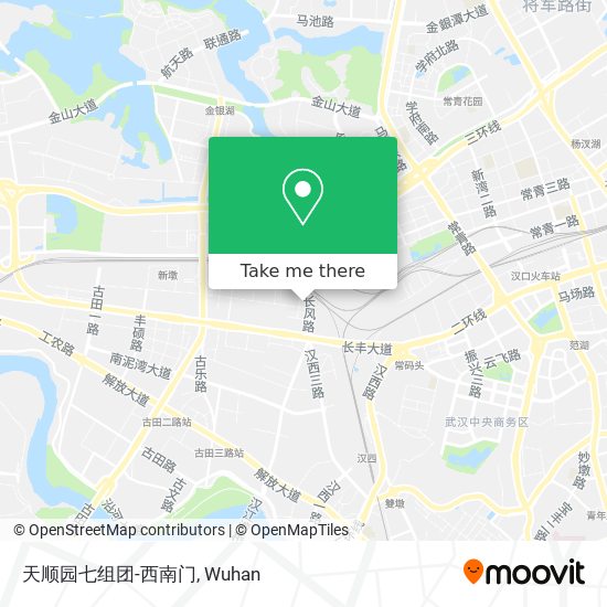 天顺园七组团-西南门 map