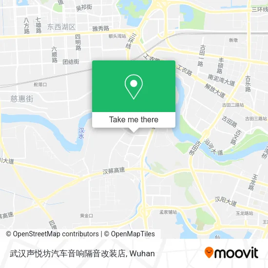 武汉声悦坊汽车音响隔音改装店 map