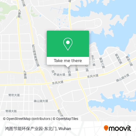 鸿图节能环保产业园-东北门 map