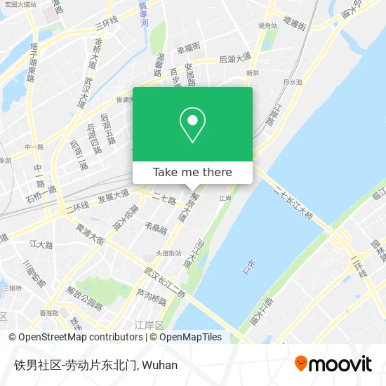 铁男社区-劳动片东北门 map