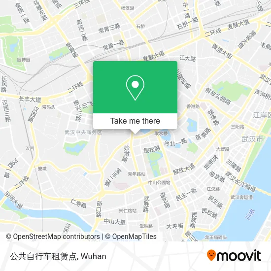 公共自行车租赁点 map