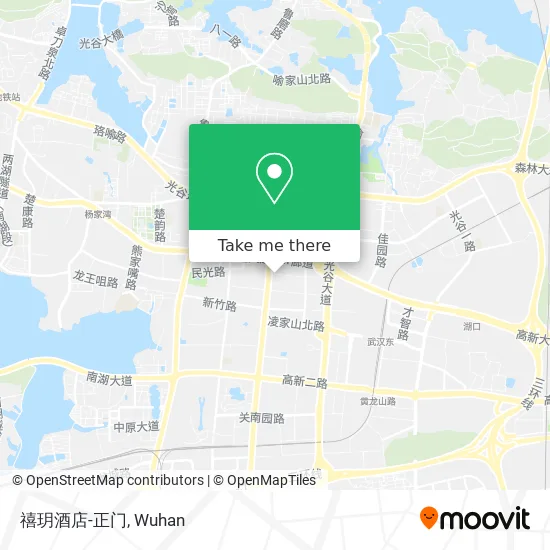 禧玥酒店-正门 map