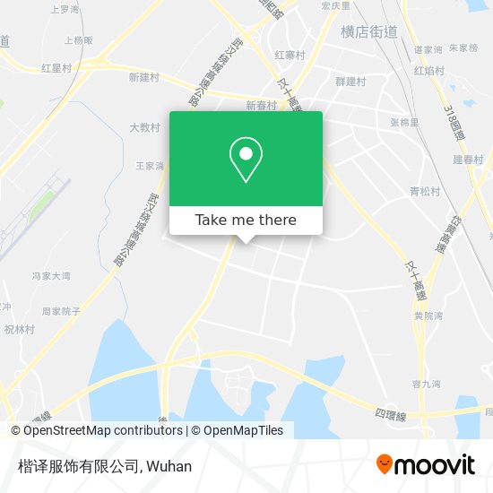 楷译服饰有限公司 map
