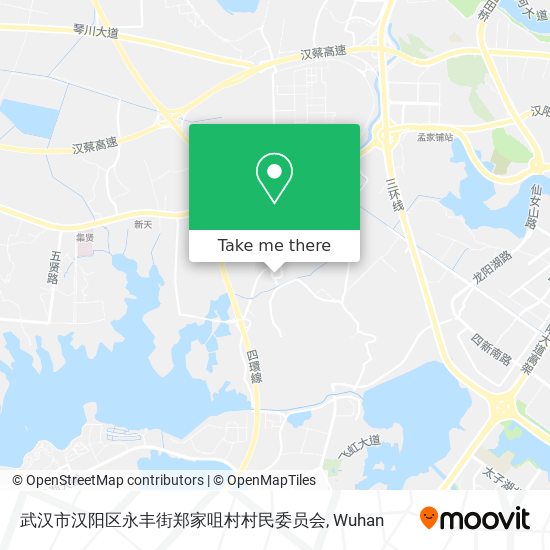 武汉市汉阳区永丰街郑家咀村村民委员会 map