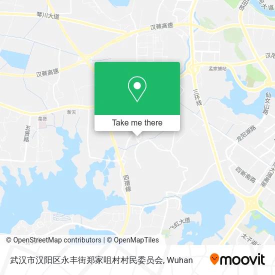 武汉市汉阳区永丰街郑家咀村村民委员会 map