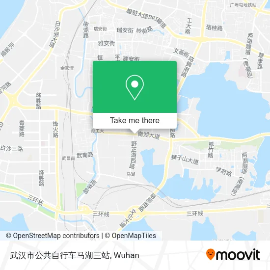 武汉市公共自行车马湖三站 map